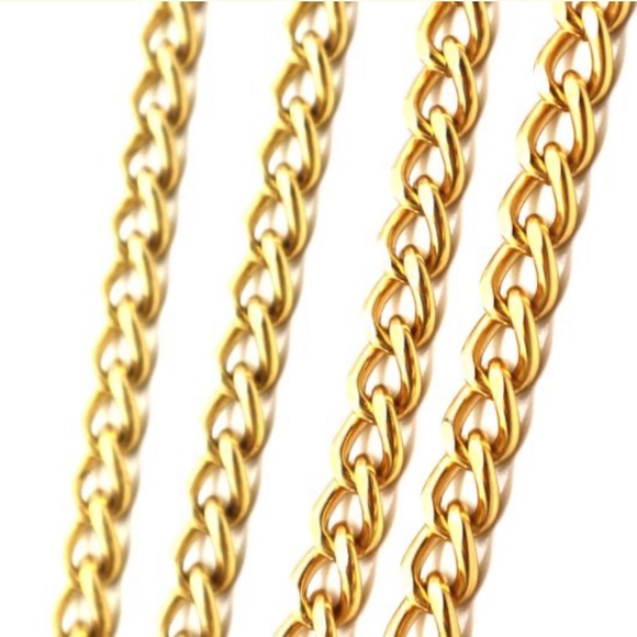 Chanel Gold and Pearl Large Double Chain Two Way Belt & Necklace - Picture 9 of 10